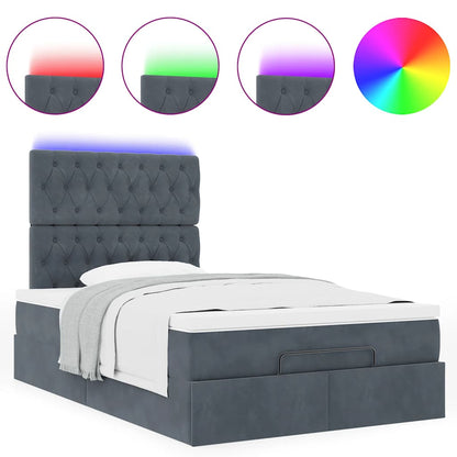 Struttura Letto Pouf con Materassi 80x200 cm Velluto | homemem39