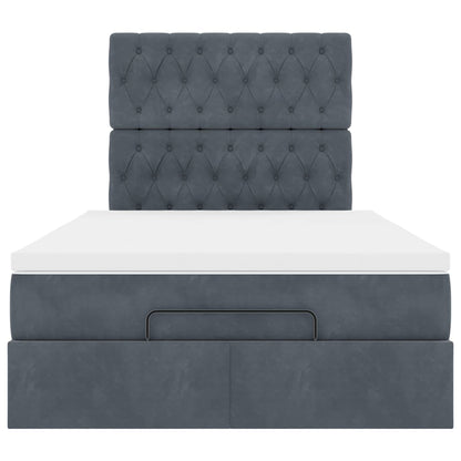 Struttura Letto Pouf con Materassi 80x200 cm Velluto | homemem39