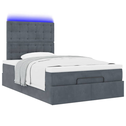 Struttura Letto Pouf con Materassi 80x200 cm Velluto | homemem39