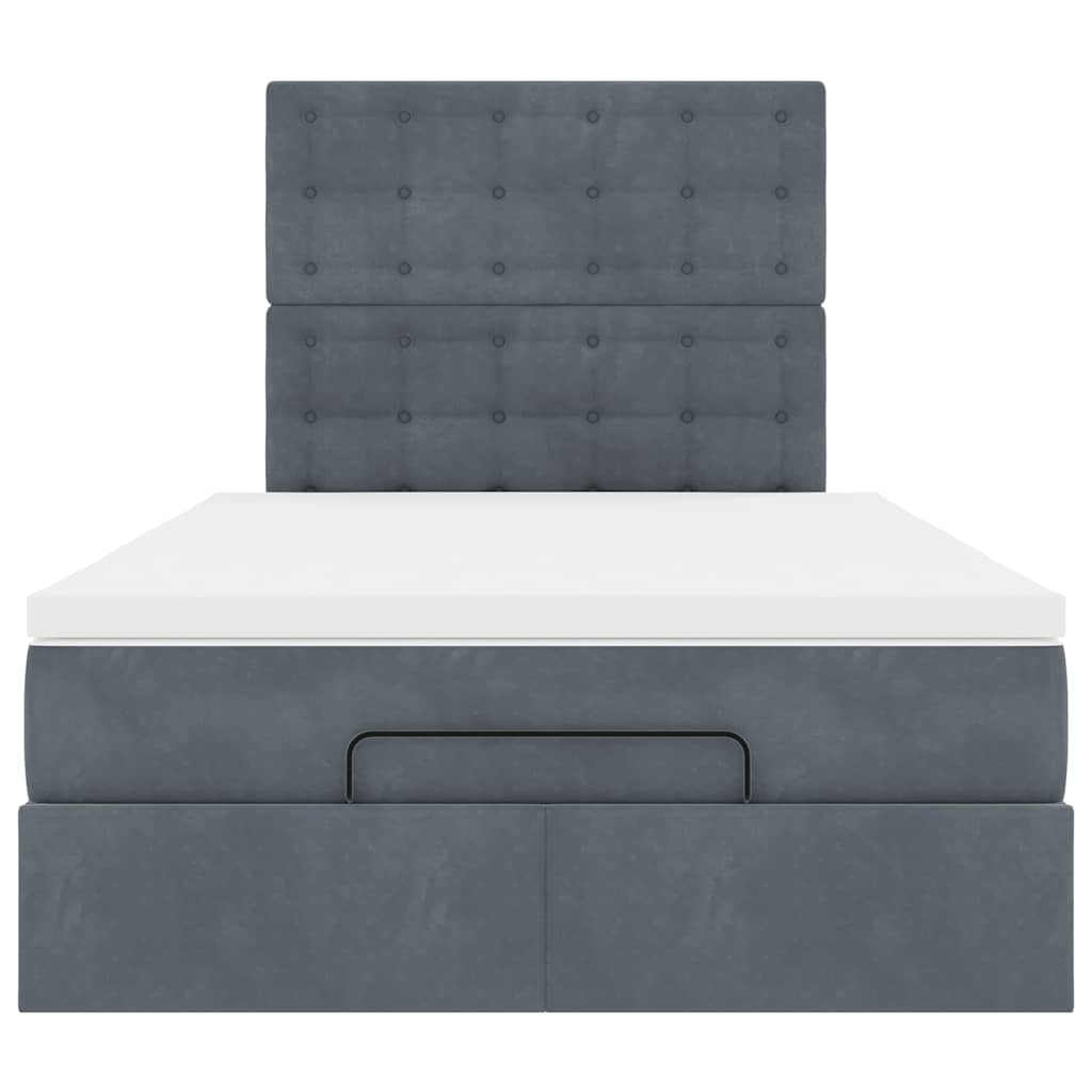 Struttura Letto Pouf con Materassi 80x200 cm Velluto | homemem39