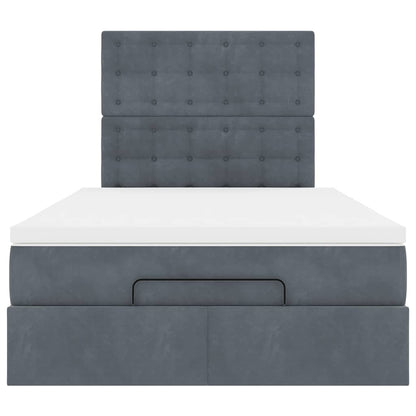 Struttura Letto Pouf con Materassi 80x200 cm Velluto | homemem39