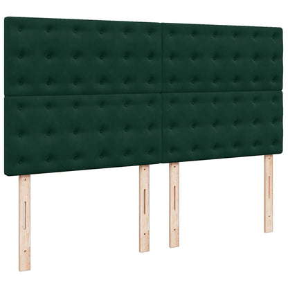 Struttura Letto Pouf con Materassi 200x200 cm Velluto | homemem39