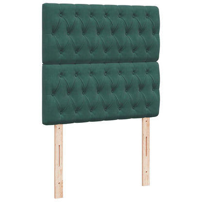 Struttura Letto Pouf con Materassi 200x200 cm Velluto