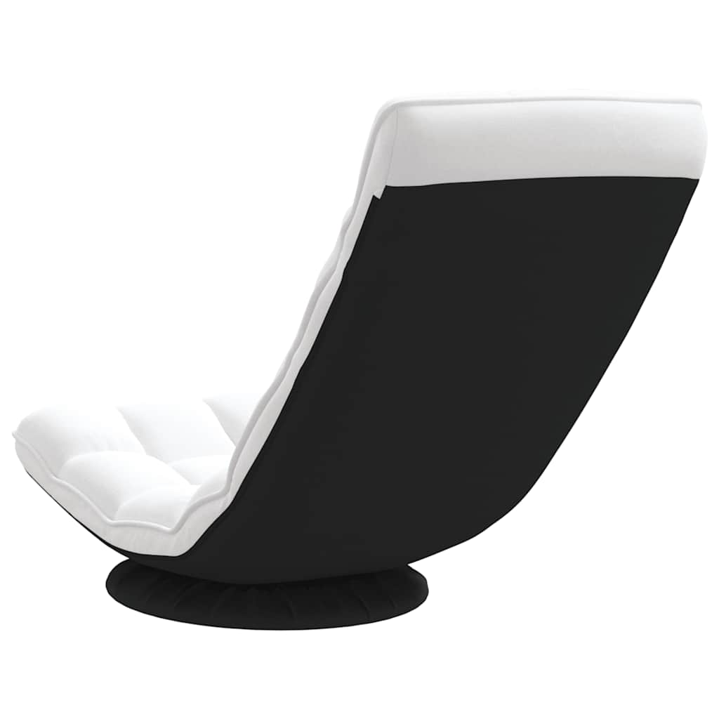 Sedia da Terra Girevole Bianco 70x51x79 cm in Tessuto | homemem39