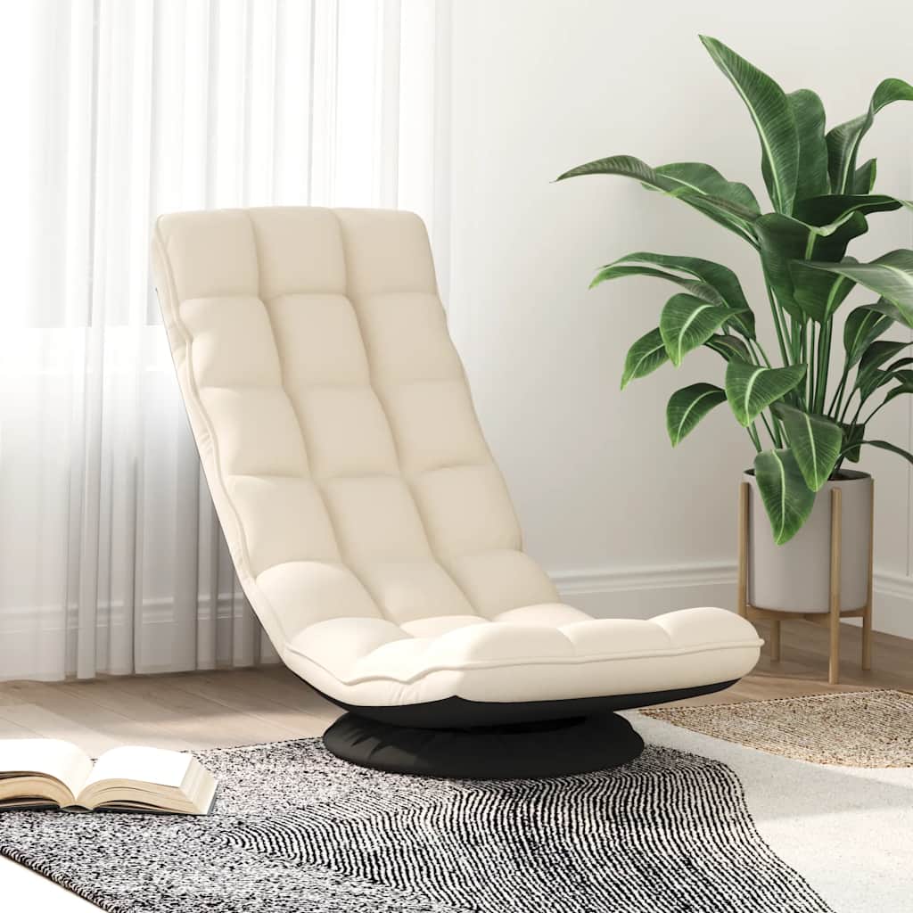 Sedia da Terra Girevole in Lino 70x51x79 cm | homemem39