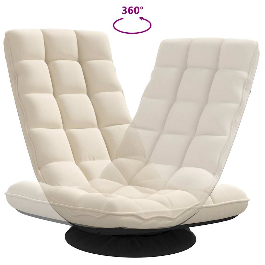 Sedia da Terra Girevole in Lino 70x51x79 cm | homemem39