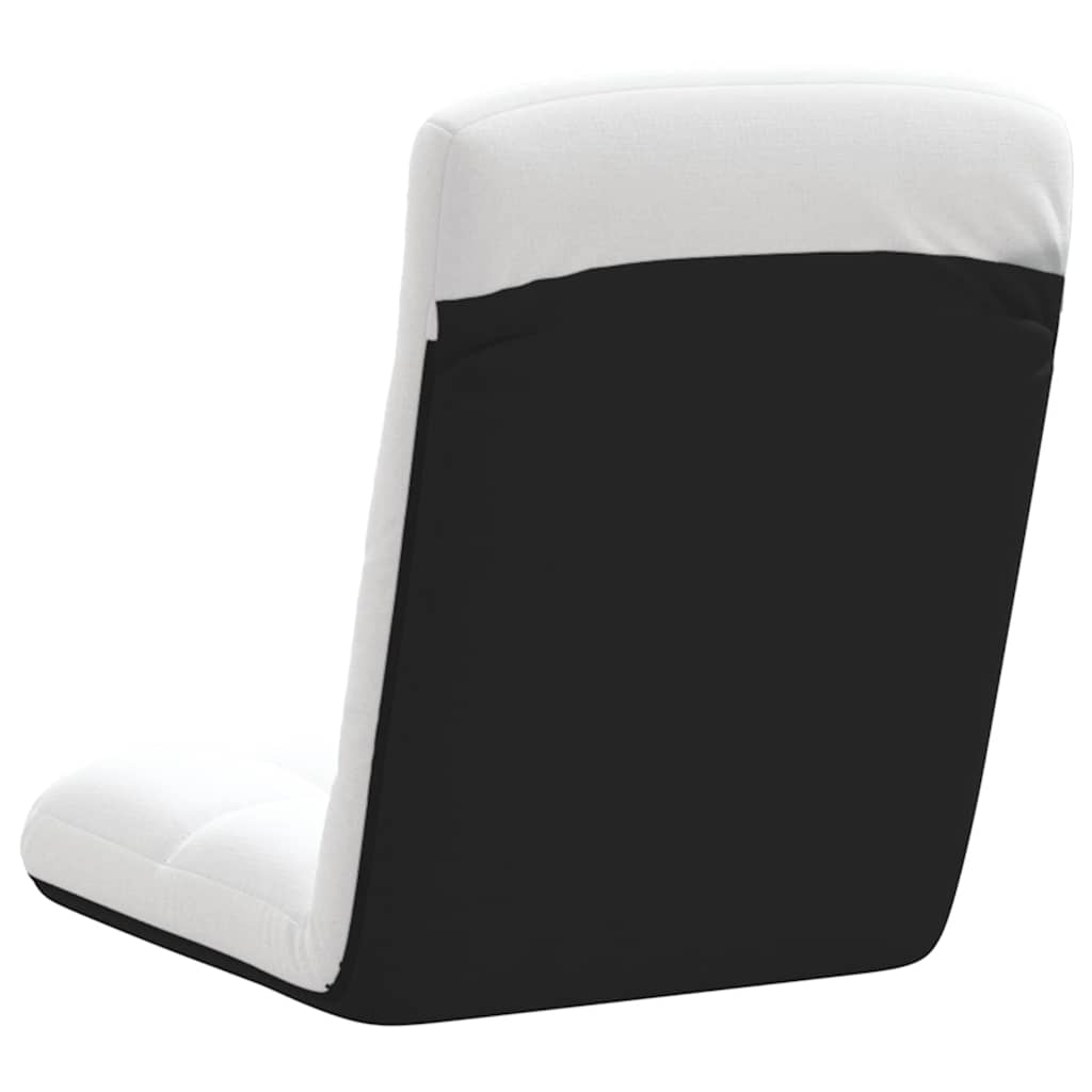 Sedia da Terra Pieghevole Bianco 71x51x62 cm in Tessuto | homemem39