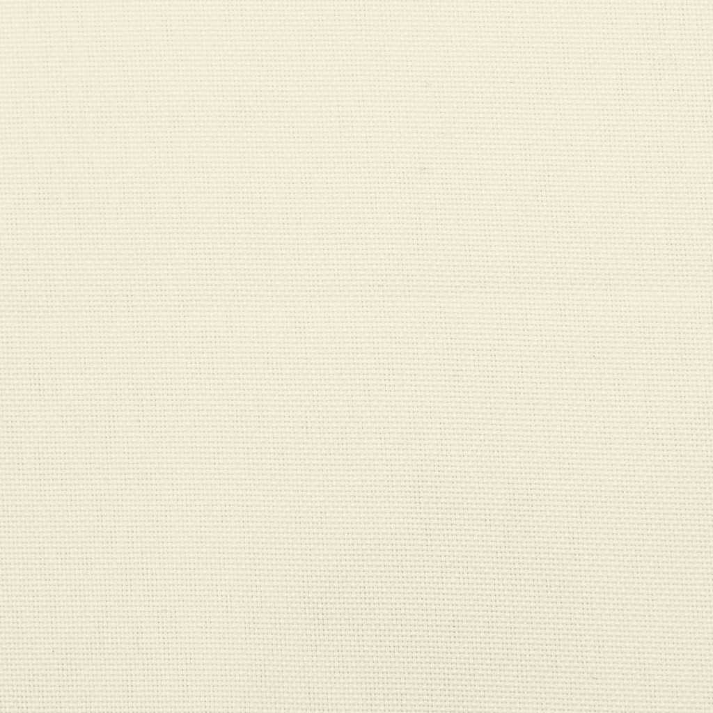 Lettino Pieghevole Crema 175x54x8,5 cm in Tessuto Oxford