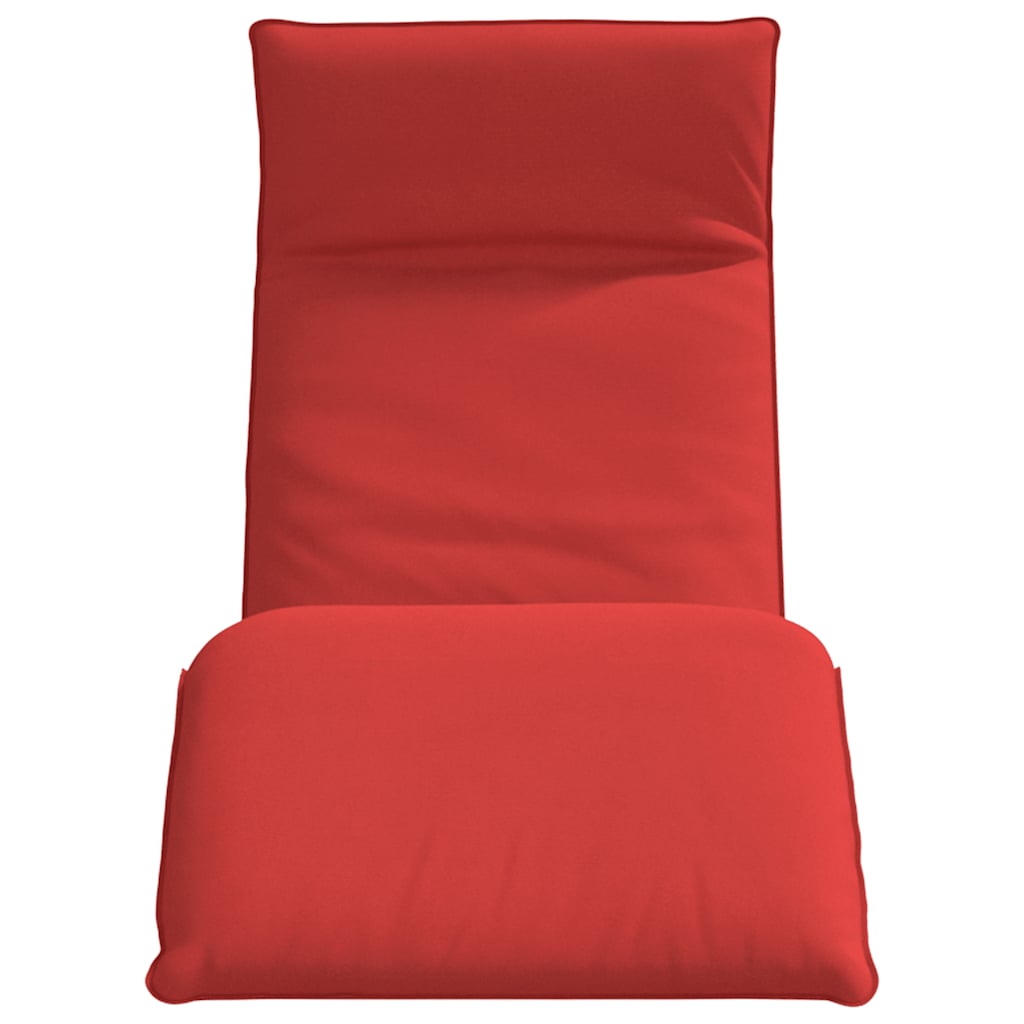 Lettino Pieghevole Rosso 175x54x8,5 cm in Tessuto Oxford - homemem39