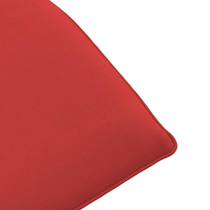 Lettino Pieghevole Rosso 175x54x8,5 cm in Tessuto Oxford - homemem39
