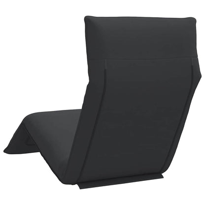 Lettino Pieghevole Nero 175x54x8,5 cm in Tessuto Oxford - homemem39