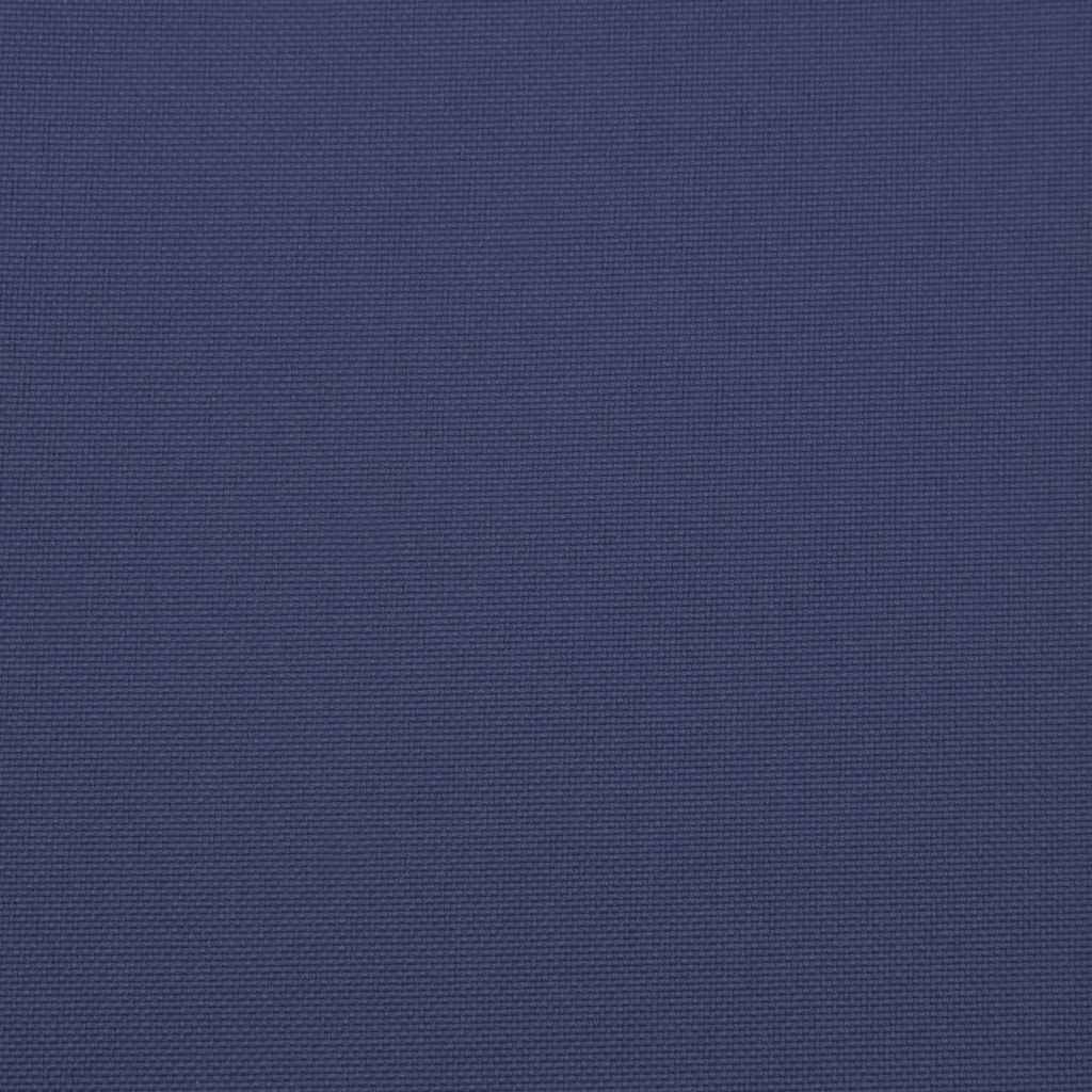 Lettino Pieghevole Blu Marino 175x54x8,5 cm in Tessuto Oxford