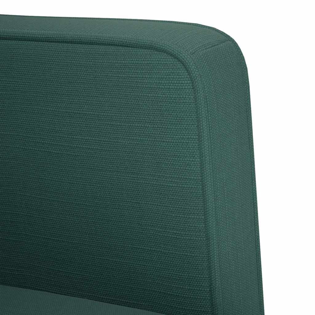 Divano Sedia con Braccioli Verde Scuro 53 cm in Tessuto - homemem39