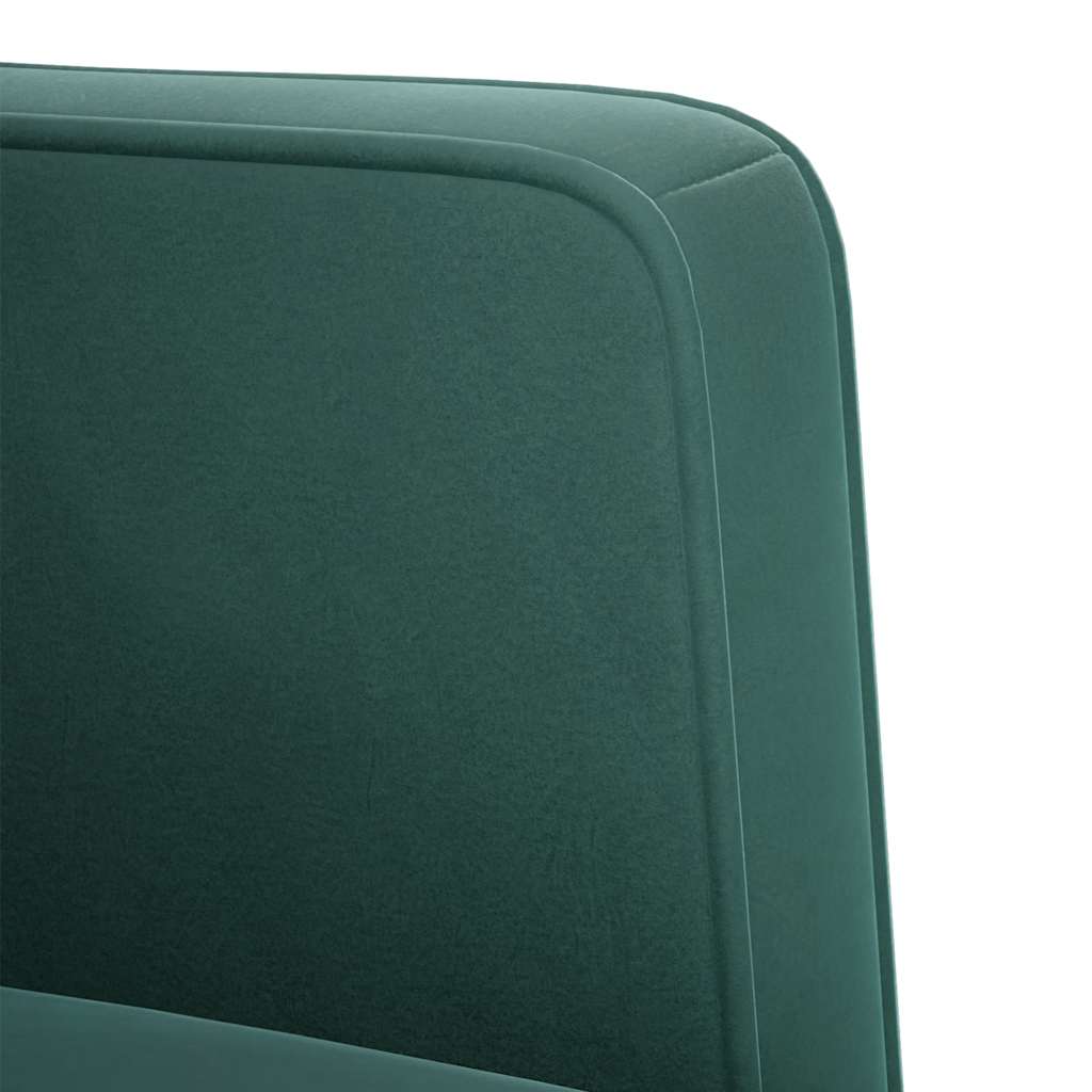 Divano Sedia con Braccioli Verde Scuro 53 cm in Velluto - homemem39