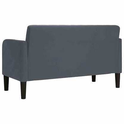 Divano Divanetto Grigio Scuro 109 cm in Velluto | homemem39