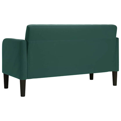 Divano Divanetto Verde Scuro 109 cm Velluto - homemem39