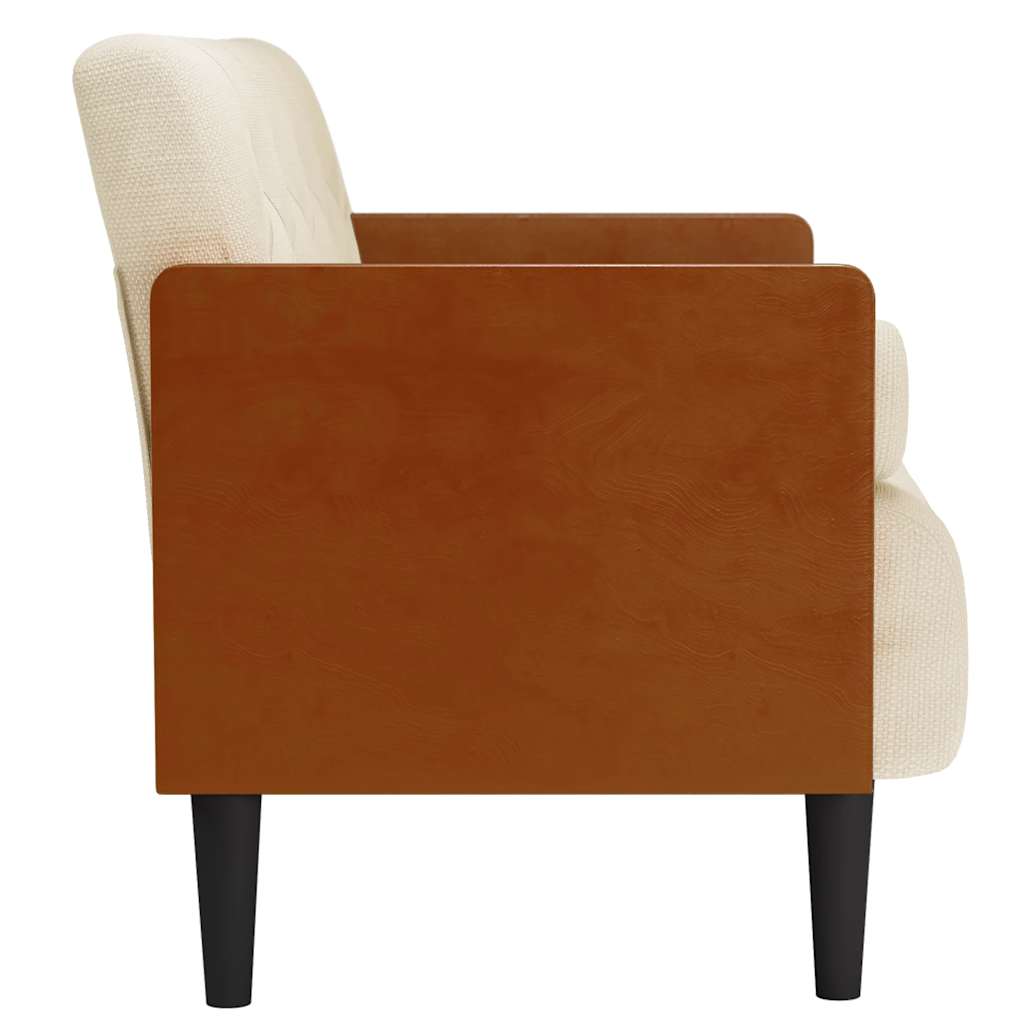 Divano Divanetto con Cuscini Bolster 110 cm Lino | homemem39