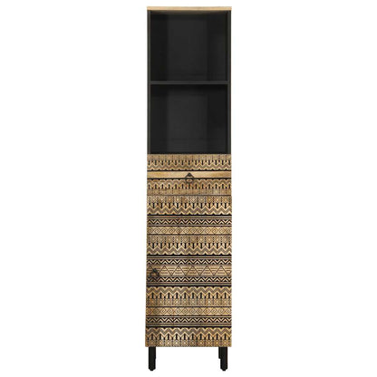 Mobile da Bagno 38x33,5x160 cm in Legno Massello di Mango | homemem39