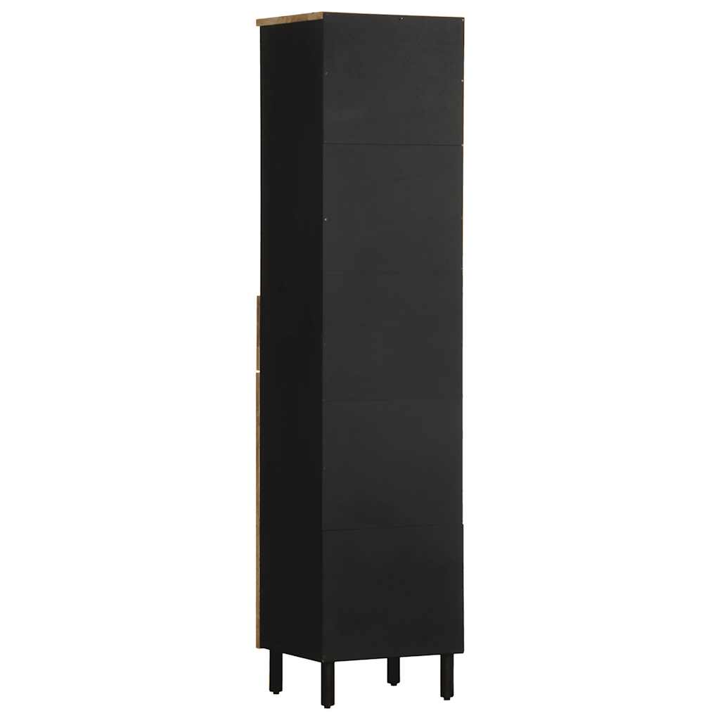 Mobile da Bagno 38x33,5x160 cm in Legno Massello di Mango | homemem39