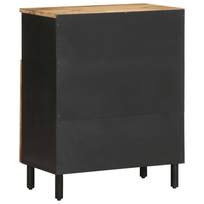 Credenza 60x33,5x75 cm in Legno Massello di Mango Grezzo