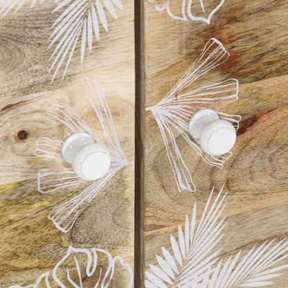 Tavolino da Salotto 80x50x40 cm Legno Massello di Mango