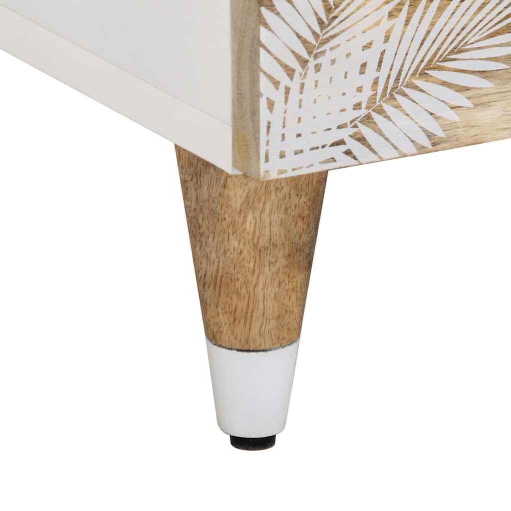 Tavolino da Salotto 80x50x40 cm Legno Massello di Mango