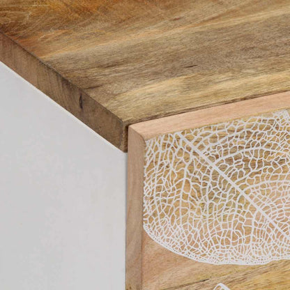 Tavolino da Salotto 100x54x40 cm in Legno Massello di Mango | homemem39