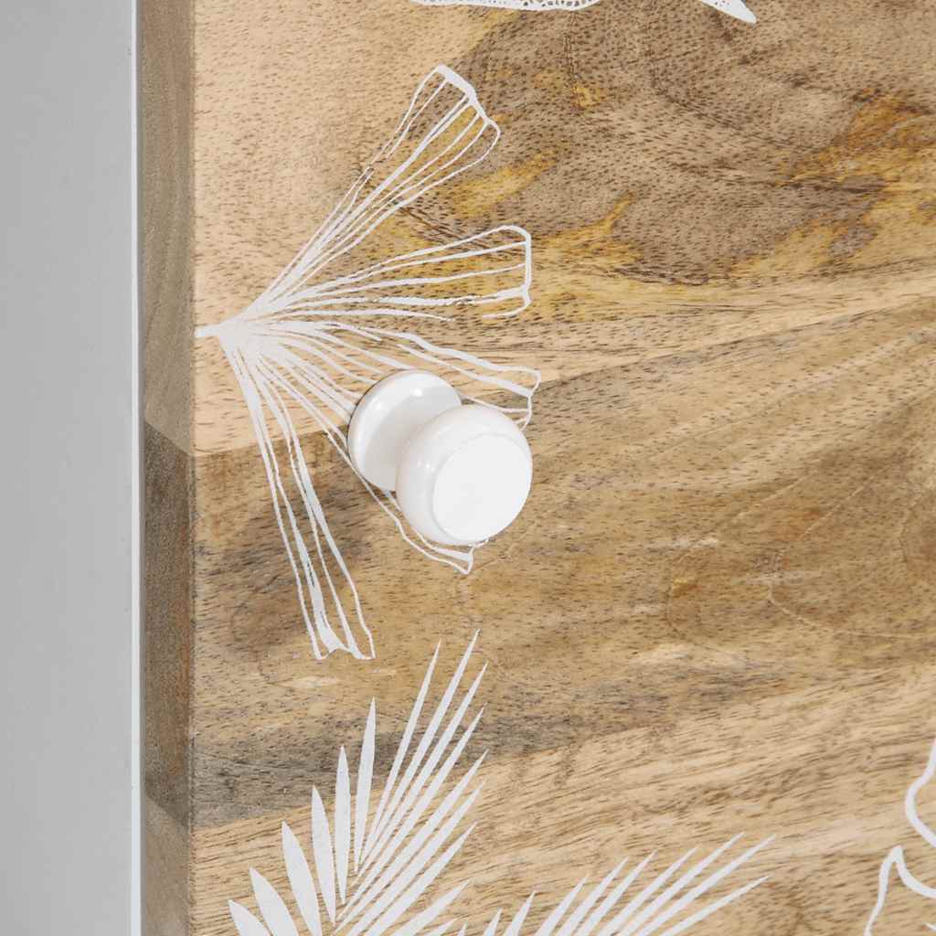 Tavolino da Salotto 100x54x40 cm in Legno Massello di Mango | homemem39