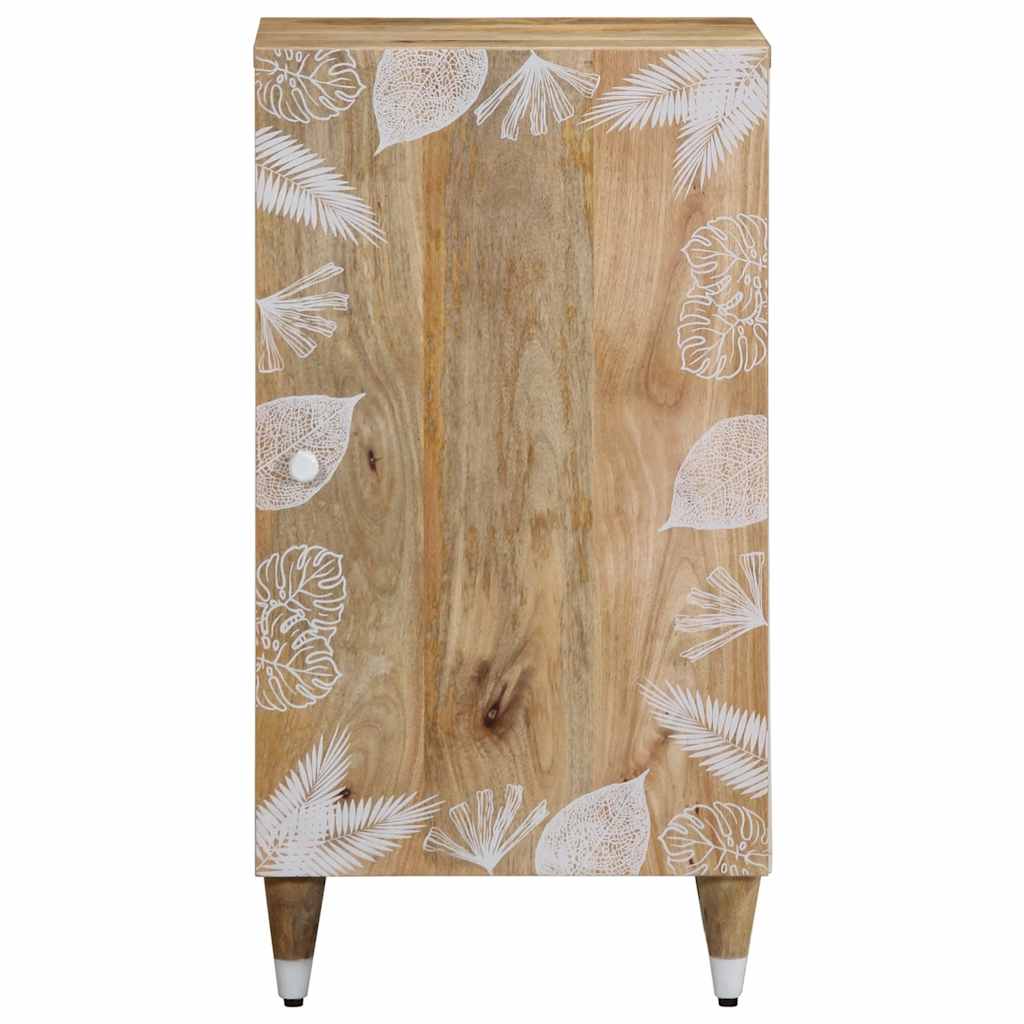 Credenza 40x33,5x75 cm in Legno Massello di Mango - homemem39
