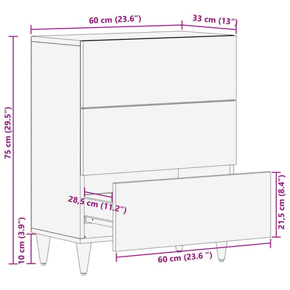 Armadi di Stoccaggio Multicolore 60 x 33,5 x 75 cm | homemem39