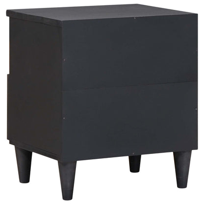 Comodino 2 pcs Marrone 40 x 33 x 46 cm Legno di mango massello | homemem39