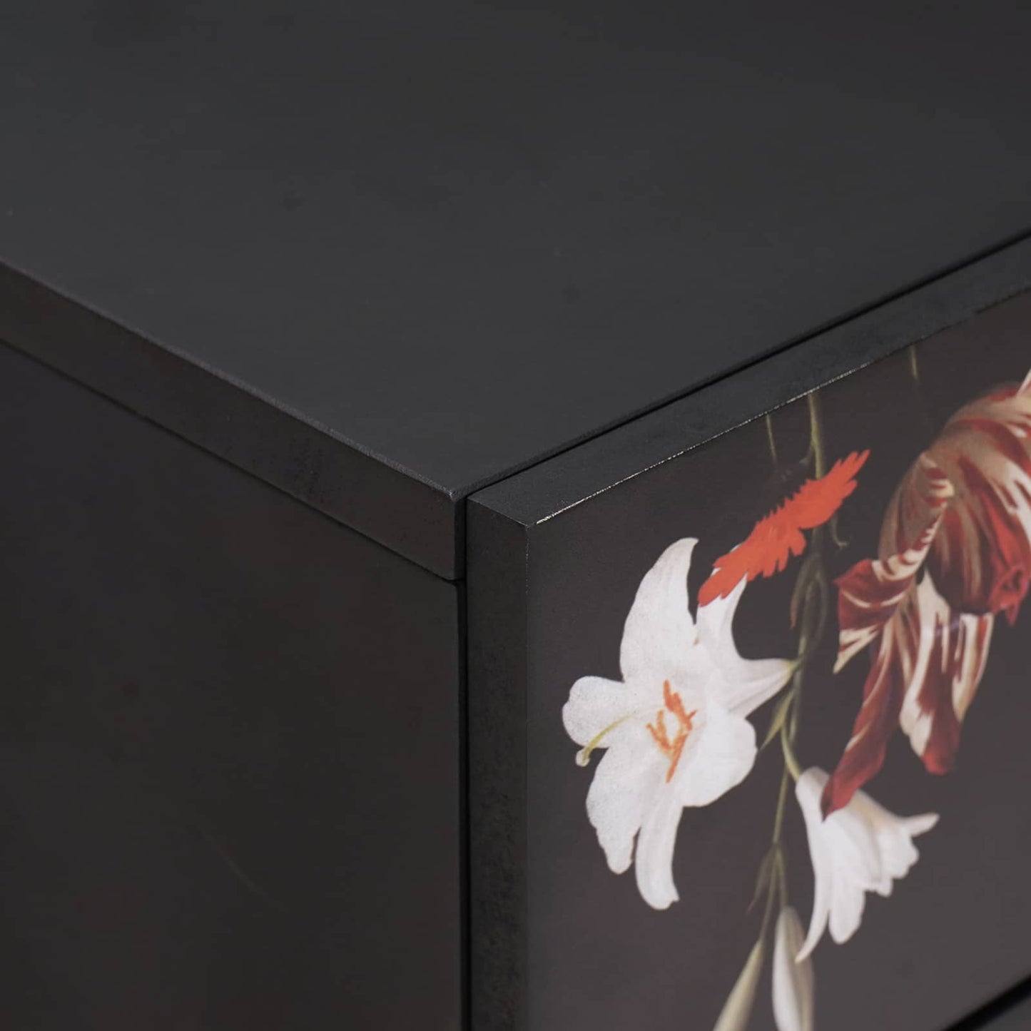 Comodino Multicolore 50 x 33 x 60 cm Legno di mango massello | homemem39