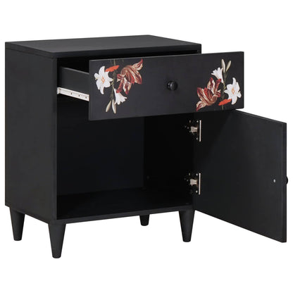 Comodino Multicolore 50 x 33 x 60 cm Legno di mango massello | homemem39