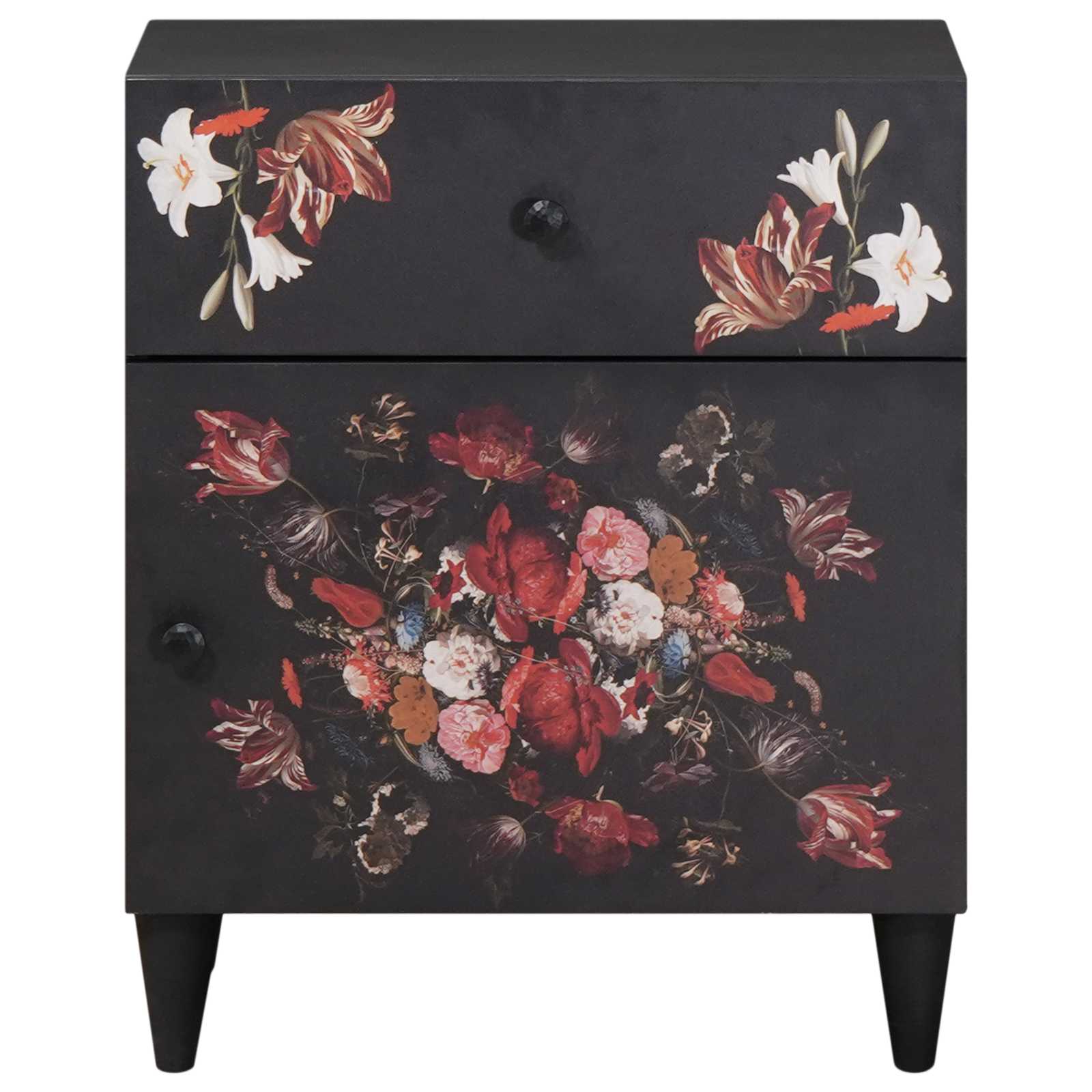 Comodino Multicolore 50 x 33 x 60 cm Legno di mango massello | homemem39