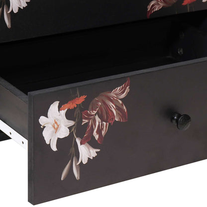 Comodino Multicolore 50 x 33 x 60 cm Legno di mango massello | homemem39
