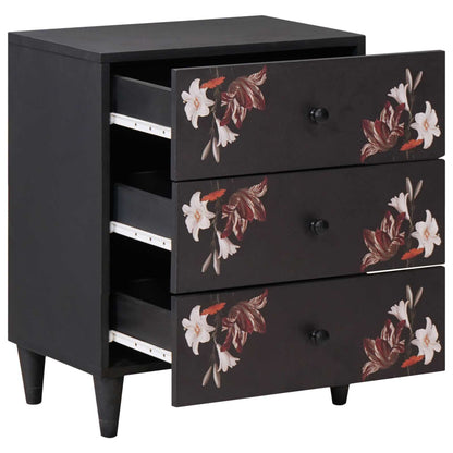 Comodino Multicolore 50 x 33 x 60 cm Legno di mango massello | homemem39