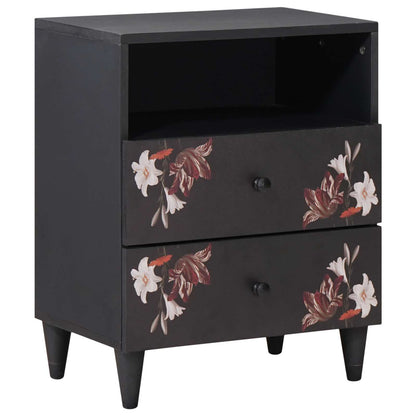 Comodino Multicolore 50 x 33 x 60 cm Legno di mango massello | homemem39