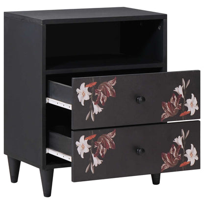 Comodino Multicolore 50 x 33 x 60 cm Legno di mango massello | homemem39