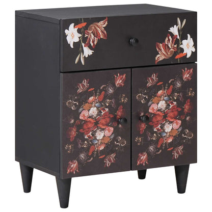 Comodino Multicolore 50 x 33 x 60 cm Legno di mango massello | homemem39