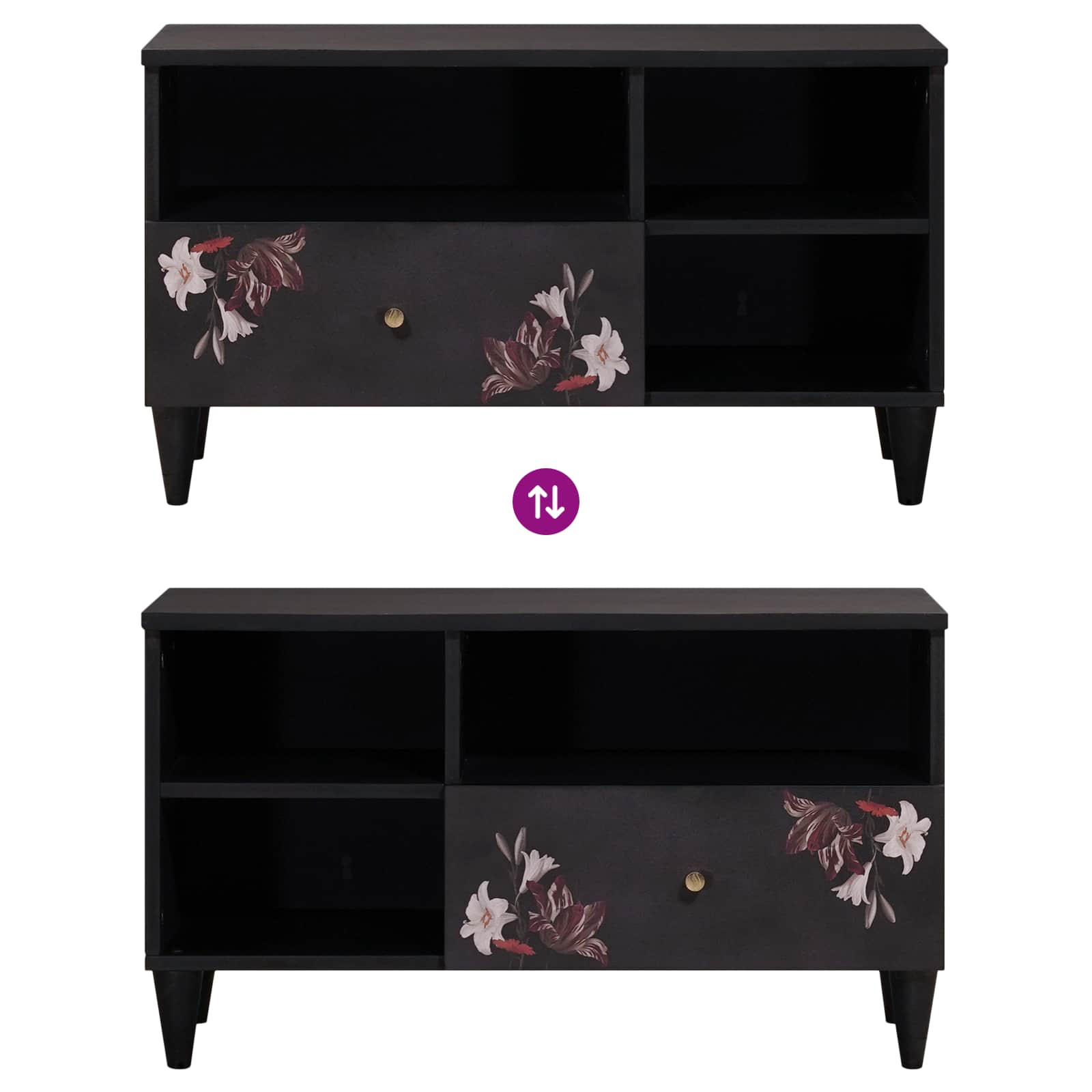 Armadi di Stoccaggio con cassetto Multicolore 80 x 33,5 x 46 cm | homemem39