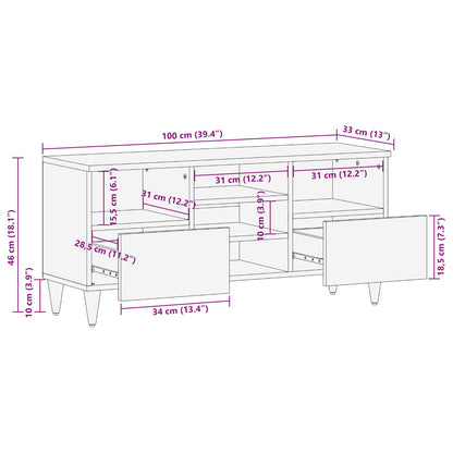 Armadi di Stoccaggio con porta Multicolore 100 x 33,5 x 46 cm | homemem39