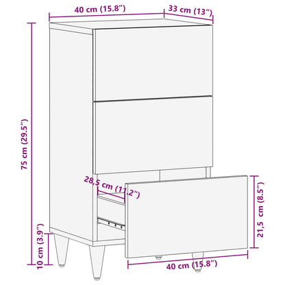 Armadi di Stoccaggio con cassetto Multicolore 40 x 33,5 x 75 cm | homemem39