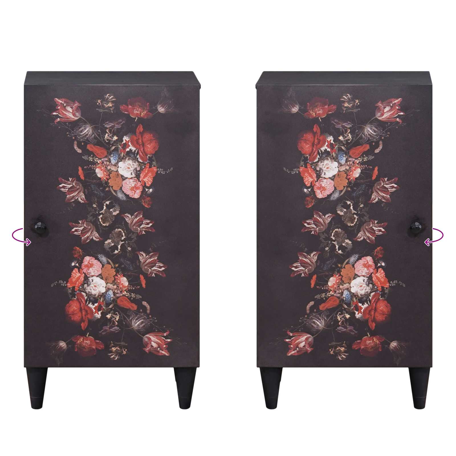 Armadi di Stoccaggio con porta Multicolore 40 x 33,5 x 75 cm | homemem39