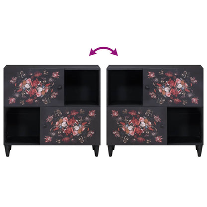 Armadi di Stoccaggio con porta Multicolore 80 x 33,5 x 75 cm | homemem39