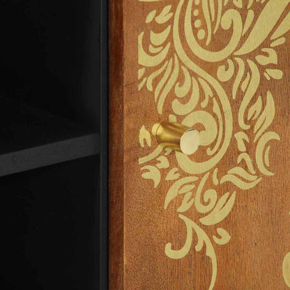 Mobile TV Marrone 105 x 33.5 x 46 cm Legno massello di mango