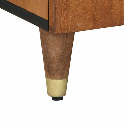 Mobile TV Marrone 105 x 33.5 x 46 cm Legno massello di mango