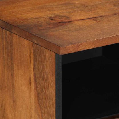 Mobile TV con lo scaffale Marrone Legno massello di mango