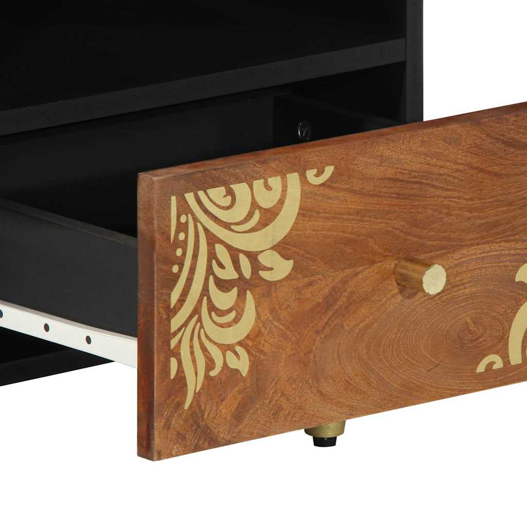 Tavolino da salotto con cassetto Marrone miele 80 x 54 x 40 cm | homemem39