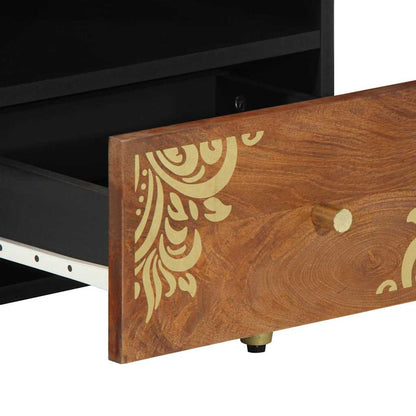 Tavolino da salotto con cassetto Marrone miele 80 x 54 x 40 cm | homemem39
