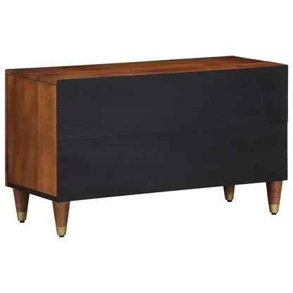 Mobile TV Marrone 80 x 31.5 x 46 cm Legno massello di mango